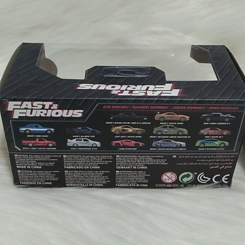 (A-1) NWT Fast & Furious Doms Dodge Charger & Brians Mitsubishi Eclipse Bundle